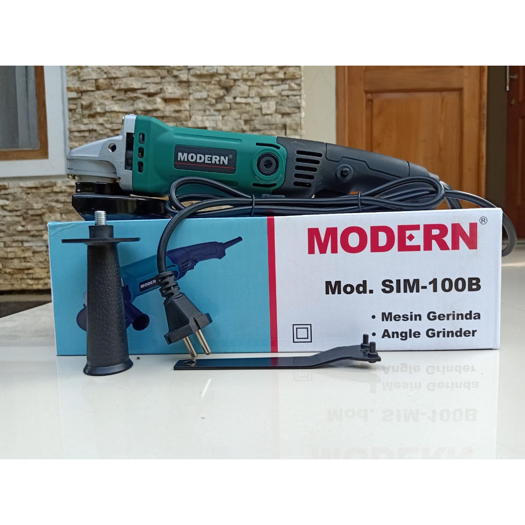Mesin Gerenda 4 inch modern SIM-100B - Gerinda 4 inch modern - gerenda murah 4 inch