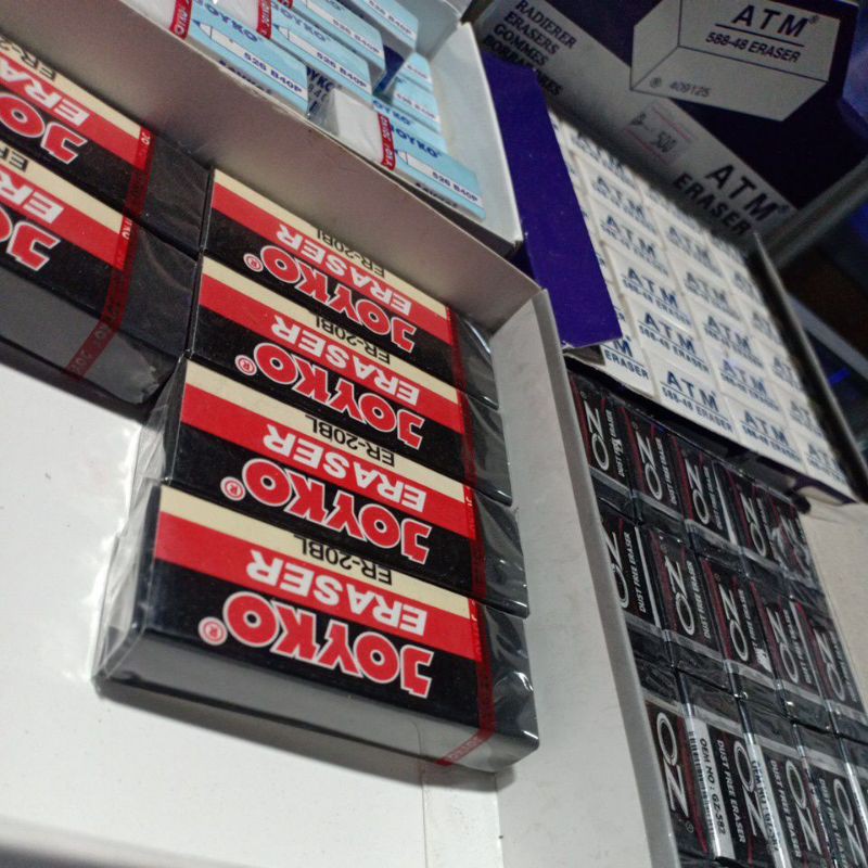 

Penghapusp OZ Eraser Gz / ATM Eraser /Joyko Eraser / Joyko Eraser / Correction Pen /Correction Tape