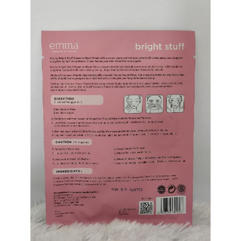 Emina Bright Stuff Essence Sheetmask