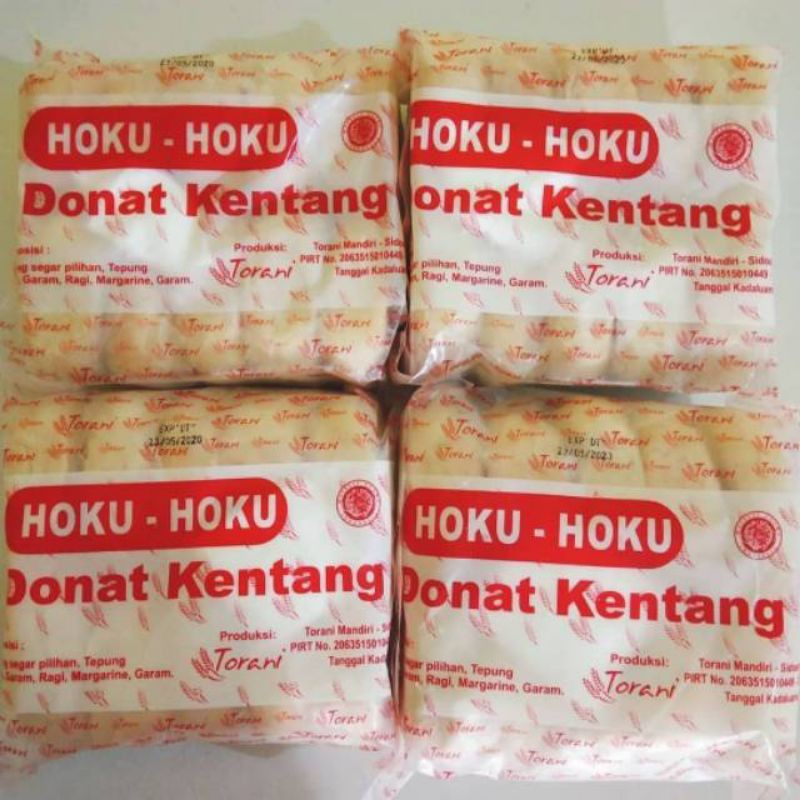 

Donat kentang Hoku isi 10 Free gula halus