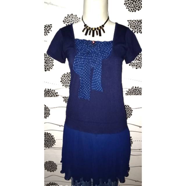 Dress plisket shortdress riskiarinda