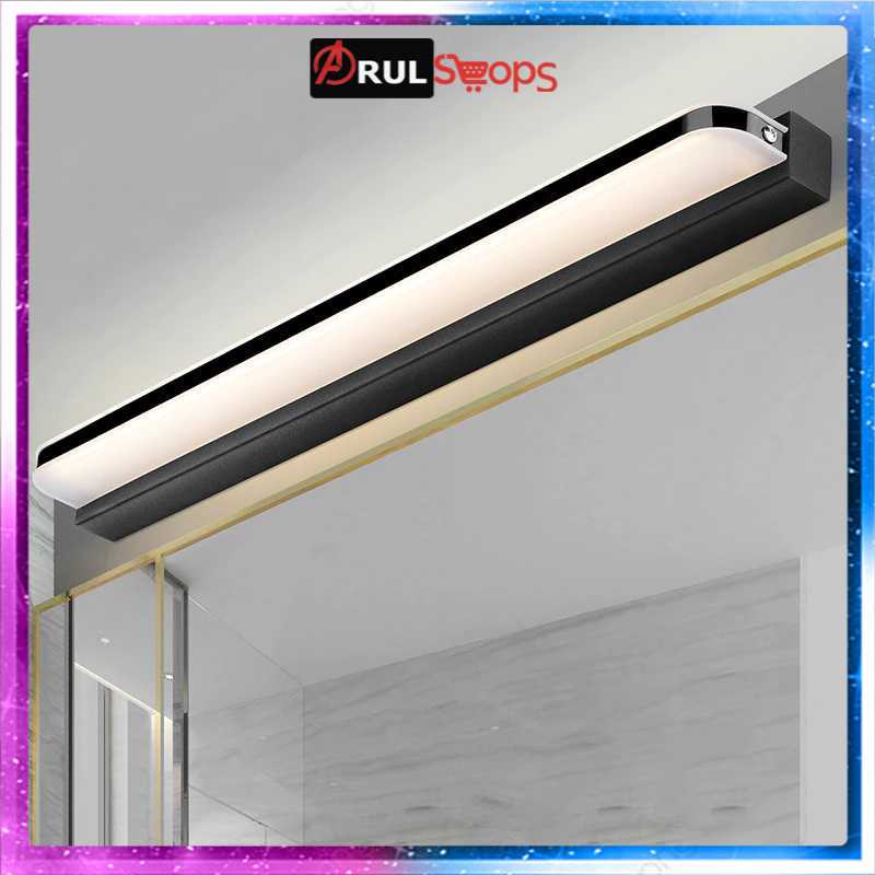 JUSHENG Lampu Cermin LED Wall Light Frame Hitam Cool White - 5960-R