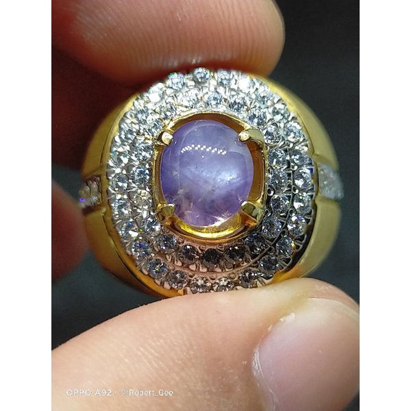 Natural purple sapphire ceylon srilanka