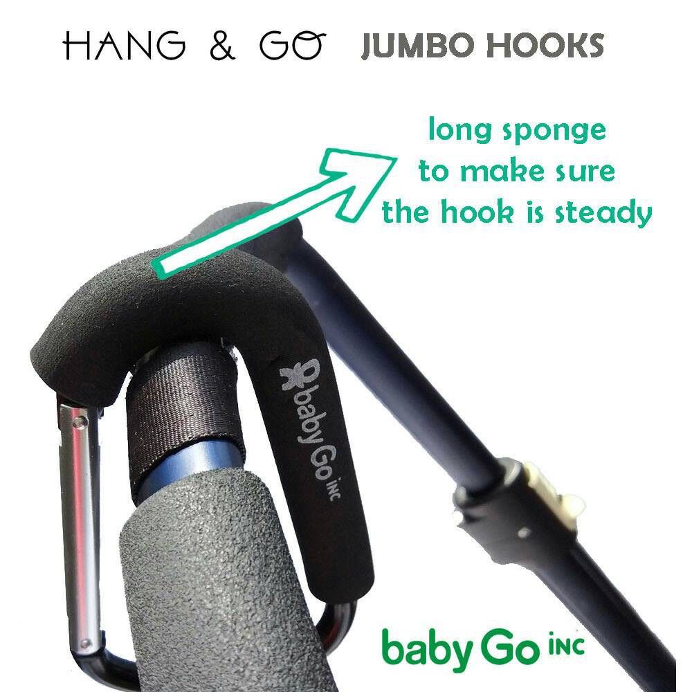 Baby Go Inc - JUMBO HANG &amp; GO Stroller Hook