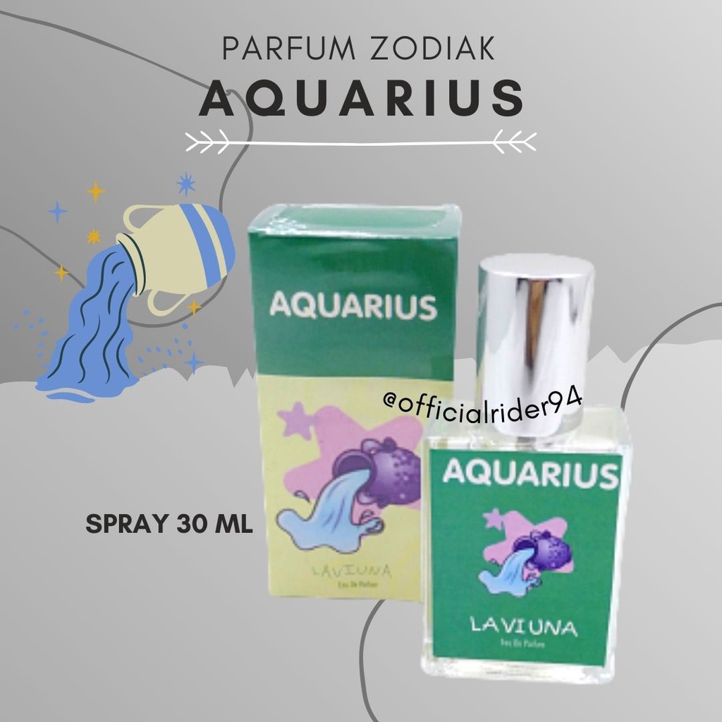 PARFUM ZODIAK AQUARIUS / PARFUM KEKINIAN / SPRAY+BOX