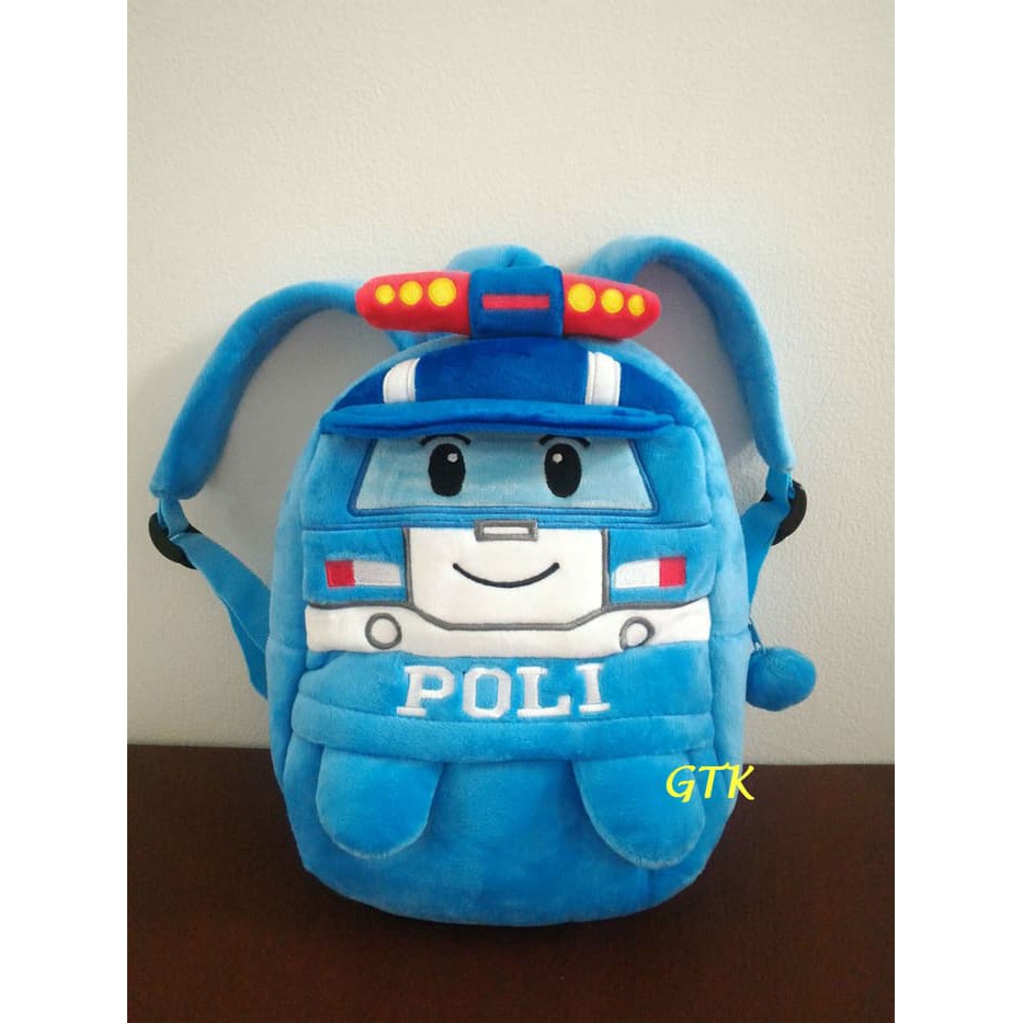Tas Boneka Poli Robocar Poli Tangan M Ransel Karakter Kartun Anak Cwev266Ed