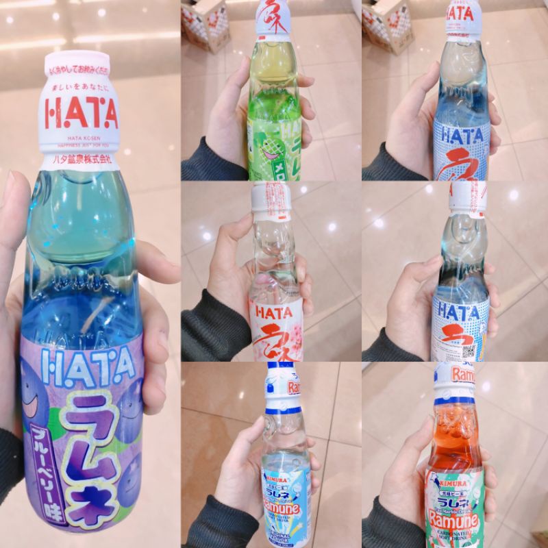 

RANDOM Hatta Ramune Minuman Soda Asli Jepang 200ml / Minuman Kelereng / Minuman Soda Kelereng Jepang