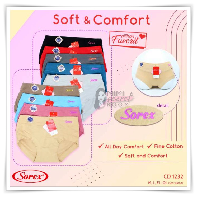 ❤ MIMI ❤ CD Sorex 1232 Soft Comford Wanita Grosir