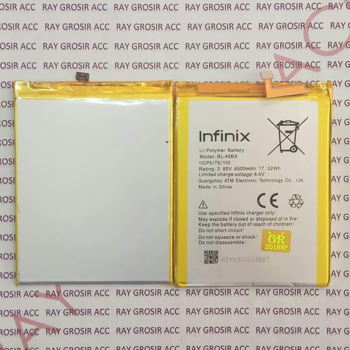 Baterai Original Infinix Note 3 , Note 3 Pro , X601 , BL-45BX BL 45BX