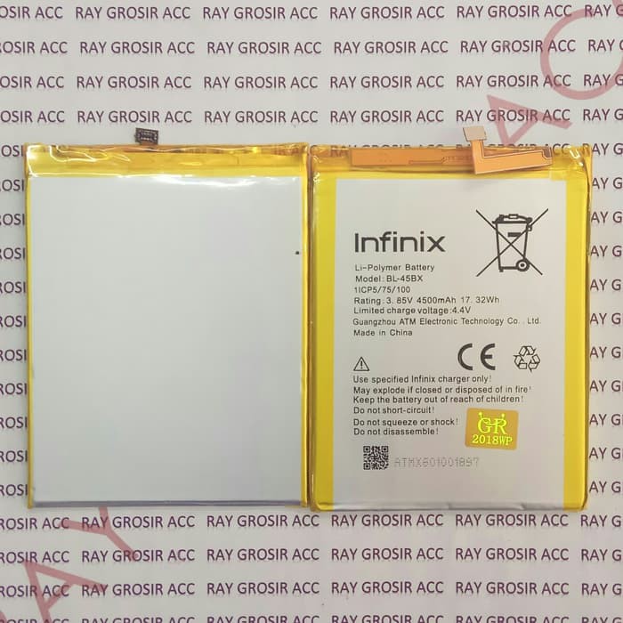 Baterai Original Infinix Note 3 , Note 3 Pro , X601 , BL-45BX BL 45BX