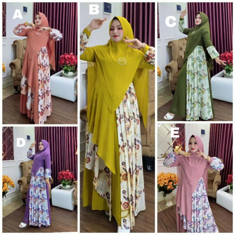 REMBOELAN SYARI VOL 2 BY IRNA GALLERY GAMIS SYARI ORIGINAL GAMIS SYARI TERBARU SET SYARI PREMIUM