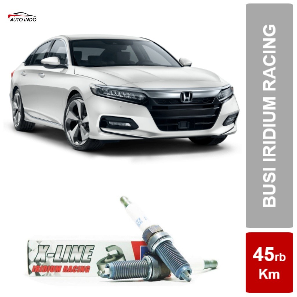 Busi Mobil Honda Accord Turbo Brisk X-line Iridium Racing MOR12YIR-X8 Xline 100% Original