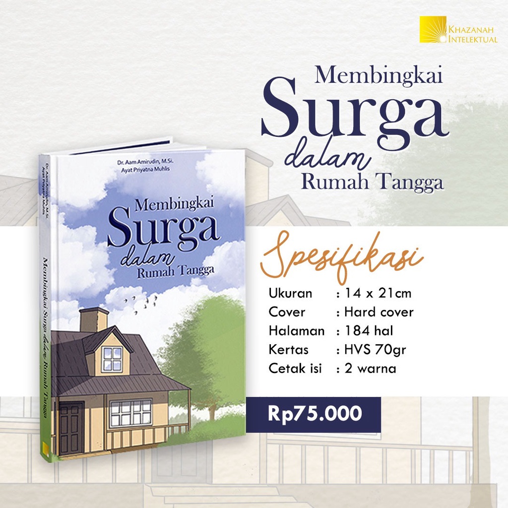 Buku MEMBINGKAI SURGA DALAM RUMAH TANGGA/Ust Aam amirudin/Hard Cover