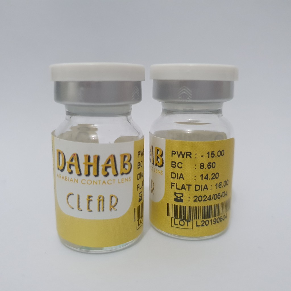 SOFTLENS CLEAR / BENING by DAHAB CLEAR softlens bening TRANSPARAN softlens harian softlens daily