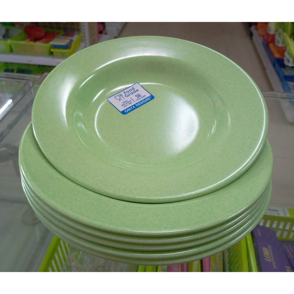 PIRING MAKAN 8" GREEN EMERALD STONE