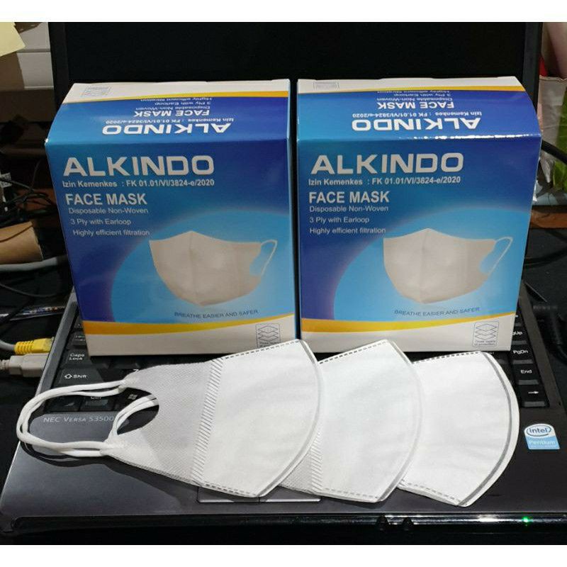 masker duckbill 50pcs masker duckbill 3ply masker duckbill alkindo masker earloop 3 ply