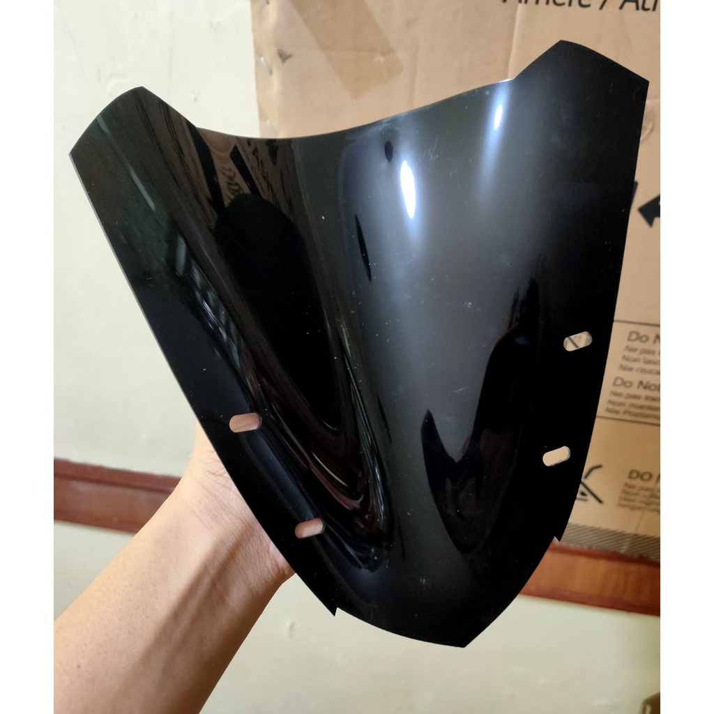 Visor Aerox 155 Riben hitan variasi aksesories motor Yamaha Aerox 155