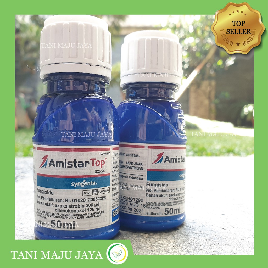 Fungisida + ZPT AmistarTop 325SC 50 ml ORIGINAL ASLI 100% Amistar Top SYNGENTA Obat Jamur Tanaman