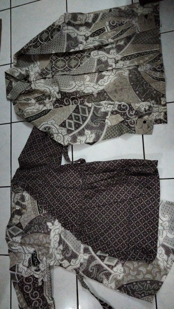 Maura Couple - Sania Ruffle Batik Couple Ori Ndoro Jowi Garansi Termurah Shopee - Batik Modern