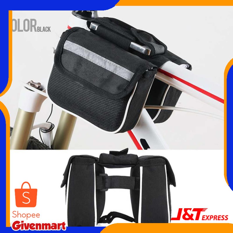 Tas Sepeda Tempat HP Handphone Perlengkapan Aksesoris Sepeda