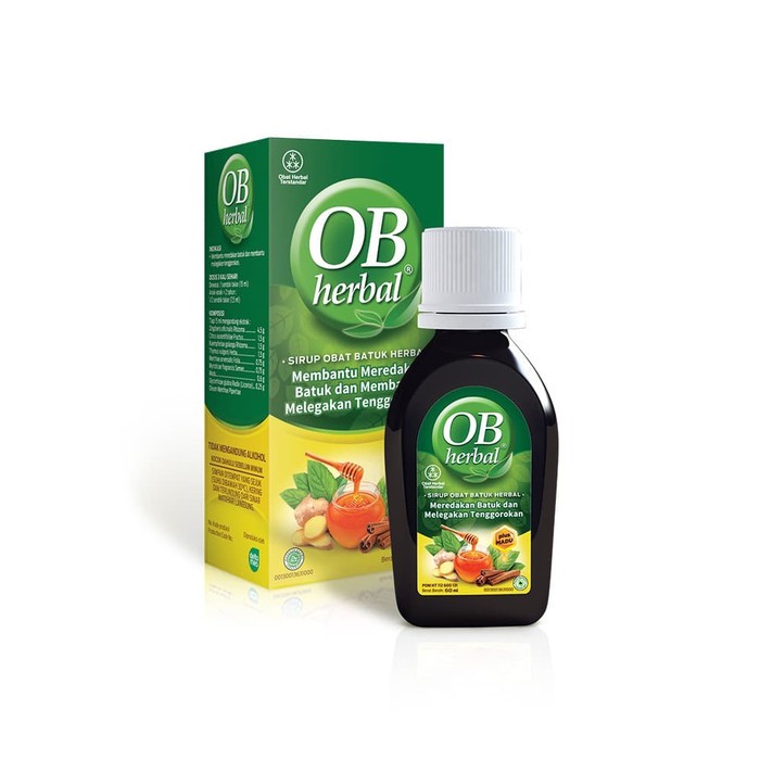 Ob Herbal 60ml 60 Ml Obat Batuk Shopee Indonesia