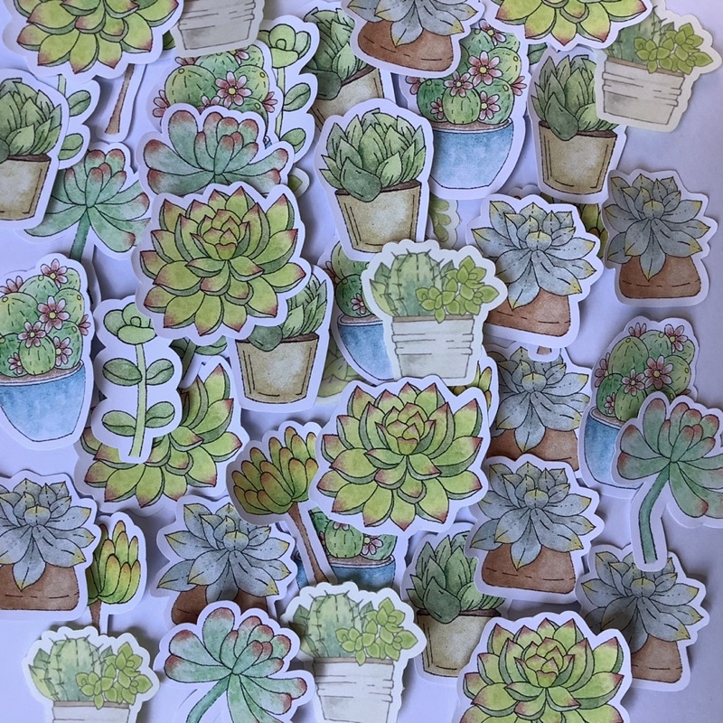 

Sticker set/plant stickers/cute stickers/deco stickers/die cut stickers