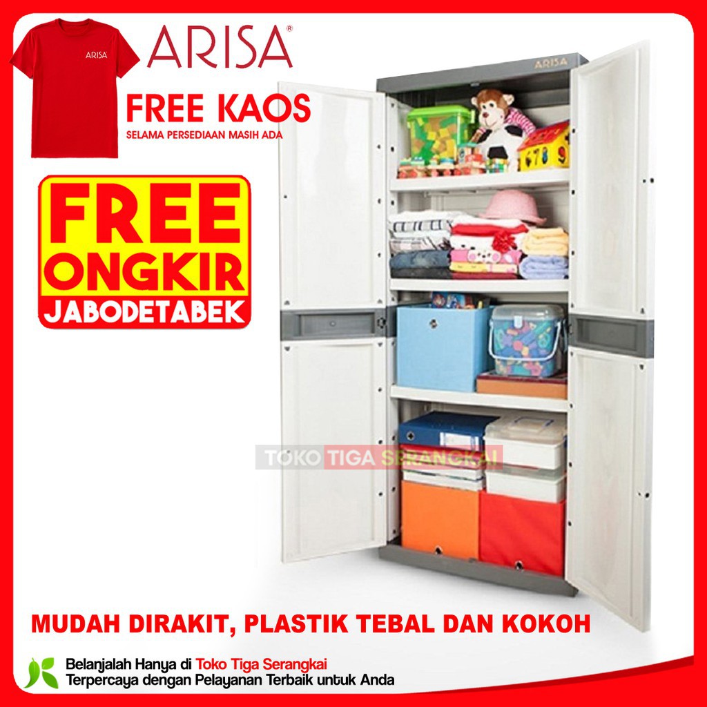 Arisa Lemari Plastik Serbaguna CA-102 (Free Ongkir Jabodetabek)