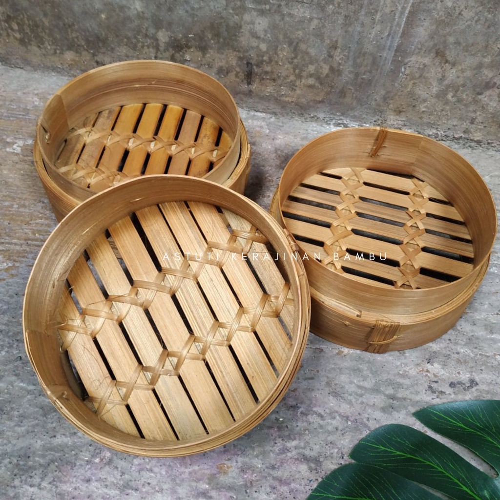KLAKAT DIMSUM BAMBU d 18 cm BAWAHAN /Dimsum Siomay /Klakat Steamer Bambu /Steamer Bambu Tradisional