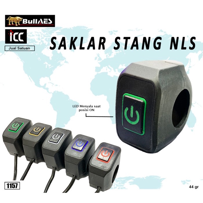 Saklar Stang ON OFF Indikator Led NLS BRAND BULLAES