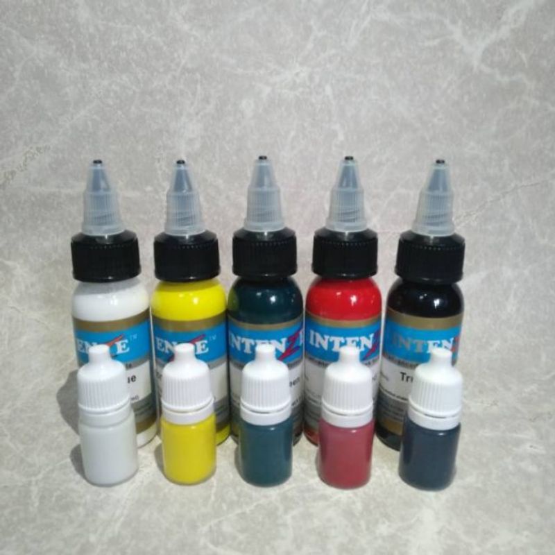 Tinta tattoo Intenze 1set 5 warna