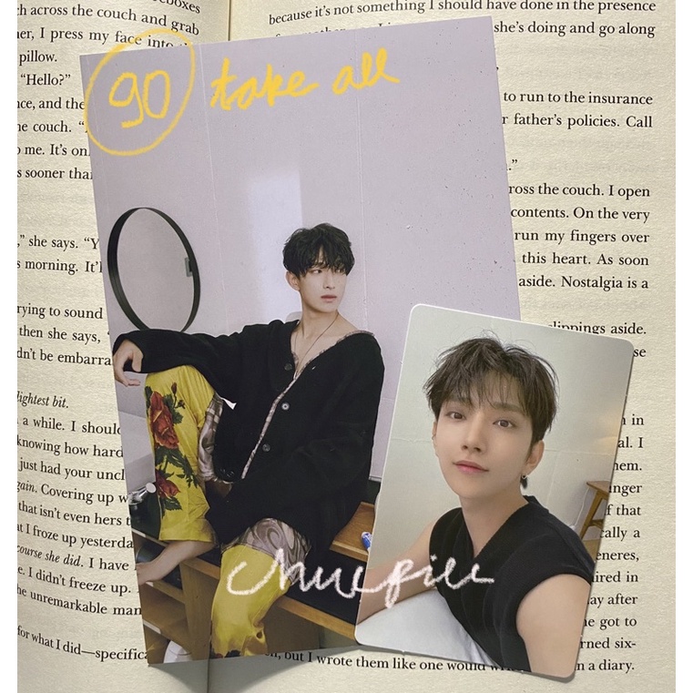 photocard pc seventeen joshua and dk dokyeom postcard attacca op. 1 (BOOKED)