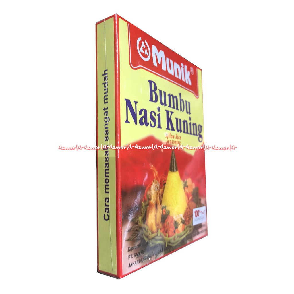 Munik Bumbu Nasi Kuning Yellow Rice Seasoning Bumbu Instan 65gr