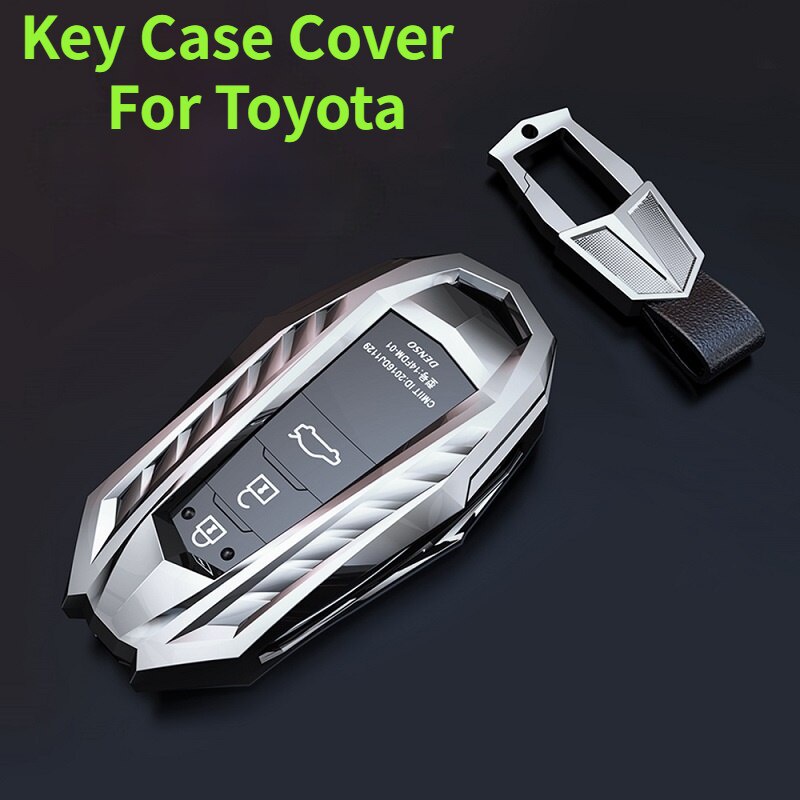 Zinc Alloy Mobil Remote Kunci Cover Case untuk Toyota Avanza Rush Kijiang Innova Calya Razie Yaris Aksesoris