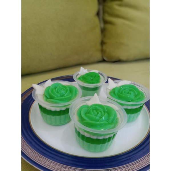 

puding cup mawar