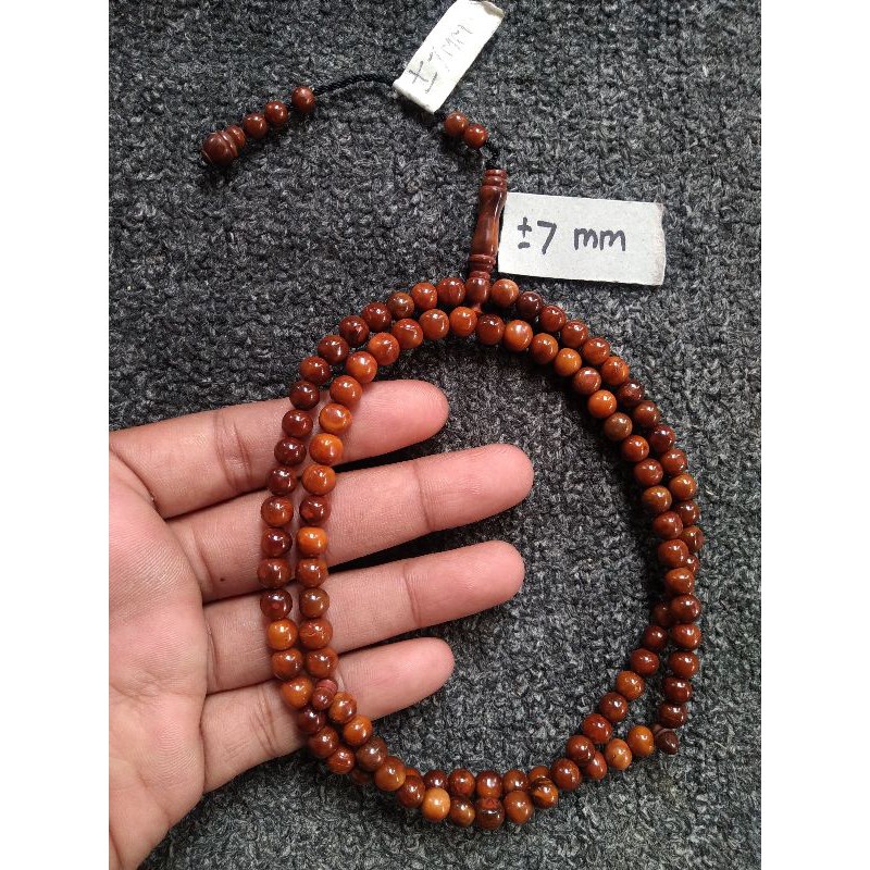 tasbih kokka bulat ± 7 mm ( 7mm ) 99 butir