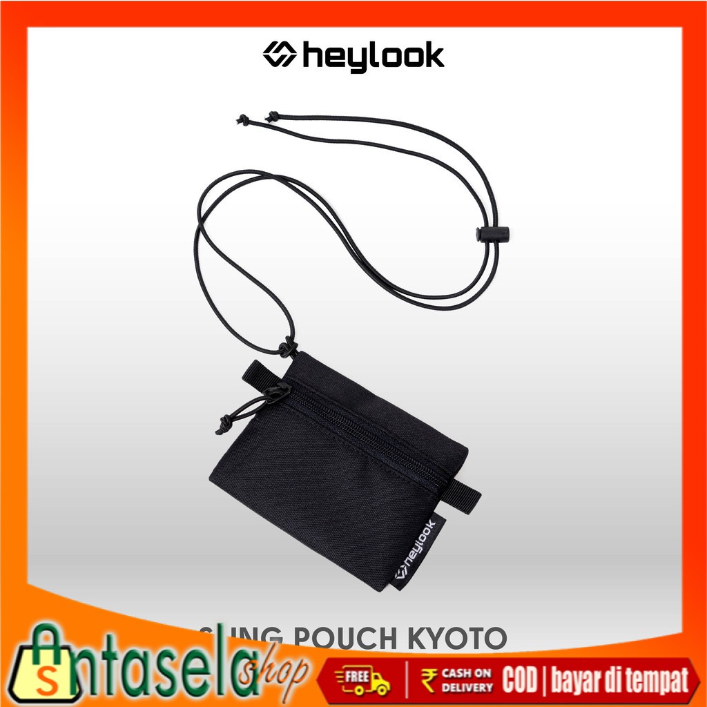 Sling Pouch Kyoto Pouch Mini Wallet Dompet Kartu Sling Bag Mini Pria Wanita
