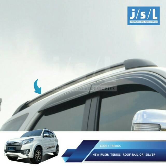 New Rush / Terios Roof Rail Model Original Warna Custom