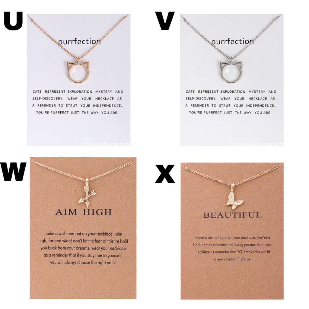 Kalung fashion wanita emas silver model korea bagus terbaru imut lucu hadiah kado ultah necklace