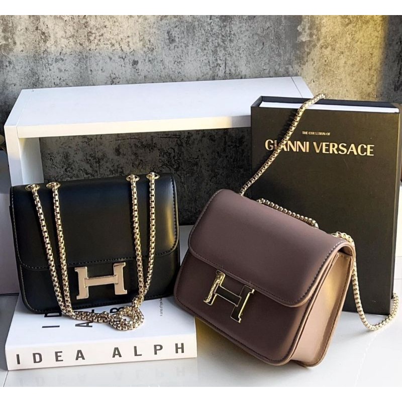 ⭐⭐⭐⭐⭐TAS PREMIUM SCARLET HEYLO  [ SIAP KIRIM ] Tas Selempang Wanita tali Rantai