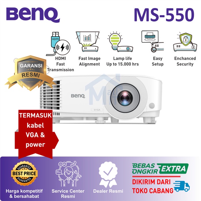 PROYEKTOR BENQ MS-550 BENQ MS550