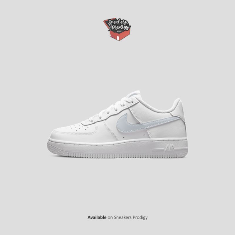 Nike Air Force 1 GS Low White Aura Original Resmi Nike Indonesia