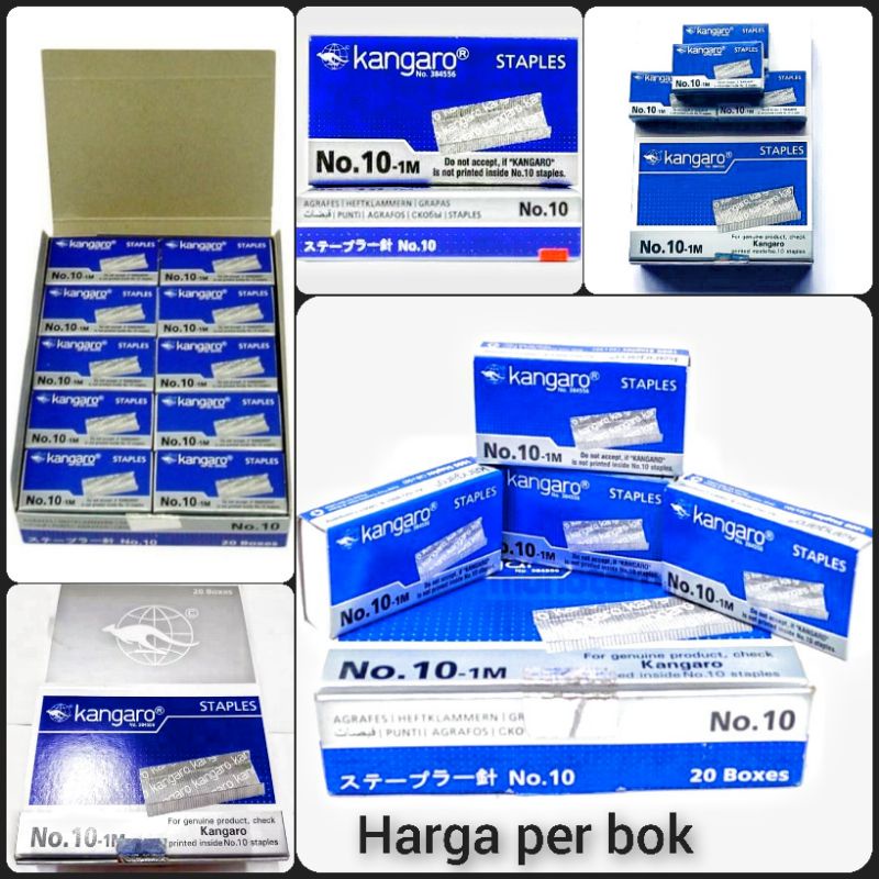 Isi Staples Stapler Ukuran Kecil No.10 Kangaro