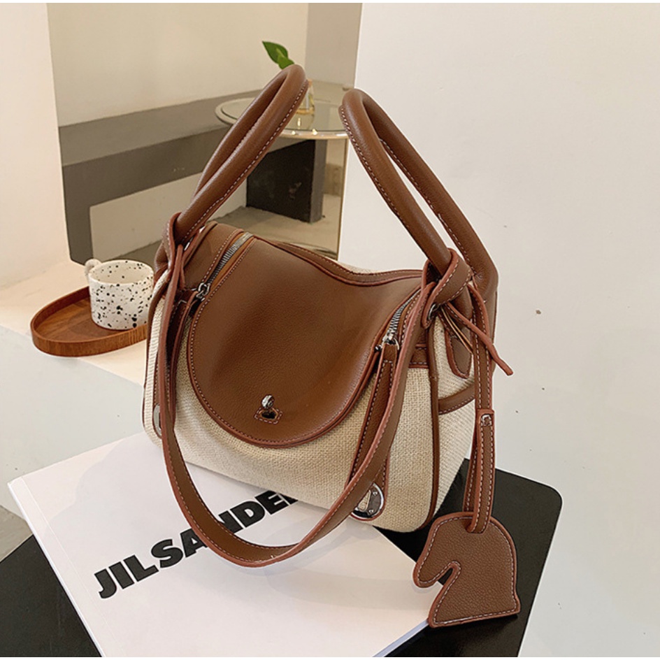 Minji Bag - Tas Selempang Wanita Korea Lindy Canvas