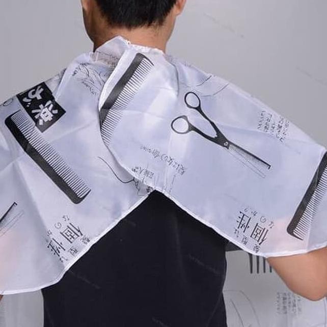 ✾ kain kep kip barber shop salon kain untuk mencukur rambut ➩