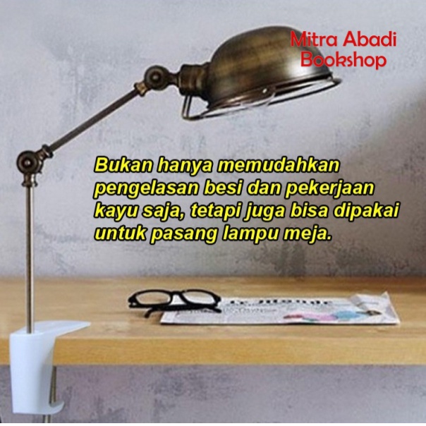 Clip Desk Lamp C Clamp Catok Jepit Lampu Meja