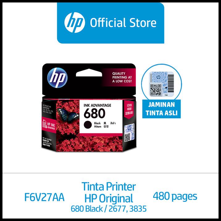 Tinta Printer Hp Original 680 Black/Deskjet 2135 2677 5276