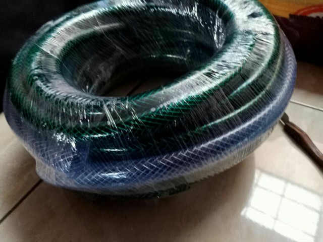 Selang Air Permeter 3/4 2mm Benang Bening/selang Air Taman/selang Siram Tanaman/selang Air Elastis