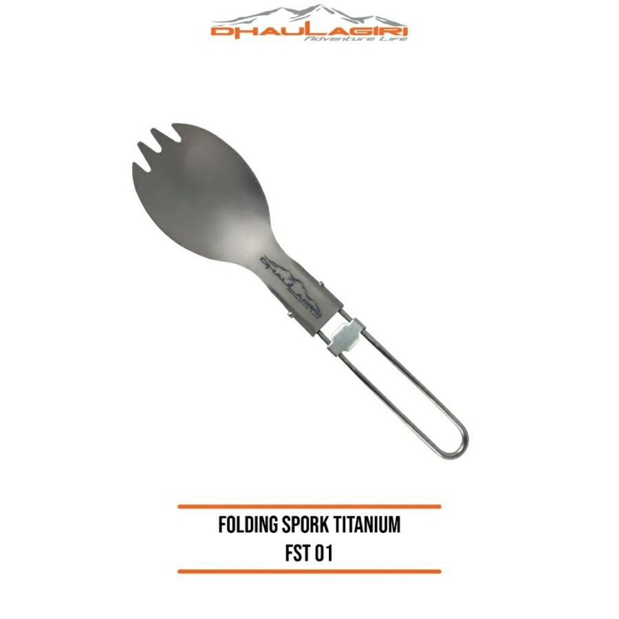 Sendok Garpu Lipat Titanium Dhaulagiri FST 01
