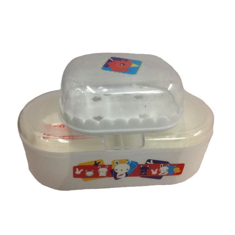 TEMPAT BEDAK BAYI LUSTY BUNNY + SABUN - TEMPAT BEDAK BAYI ANTI PECAH - TEMPAT BEDAK MURAH