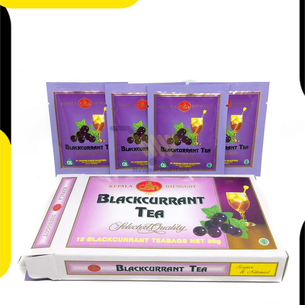 TEH BLACKCURRANT KEPALA DJENGGOT KEMASAN TEABAGS / KANTONG / TEH HERBAL KESEHATAN PRAKTIS